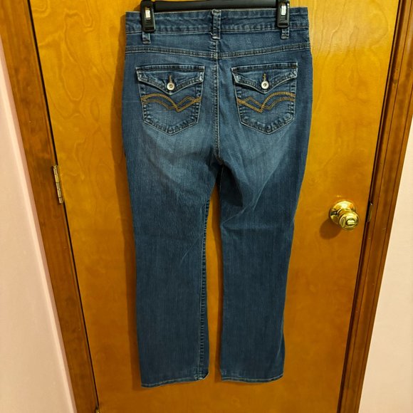 Nine‎ West West End Midrise Jeans Button Pockets Size 6 - Picture 10 of 16